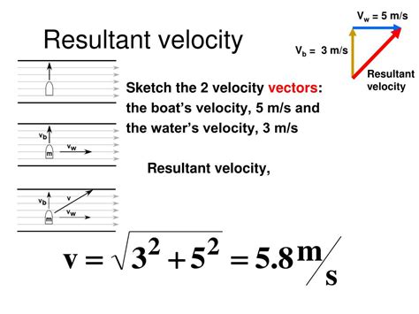 resultant velocity|resultant speed formula.